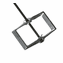 Mud Mixer: Square Zinc Aluminum Mixer Blade 3-5 Gal Buckets & Pails-3/8" HEX x 7.5" Head  x 24" or 30" Shaft Length