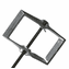 Mud Mixer: Square Zinc Aluminum Mixer Blade 3-5 Gal Buckets & Pails-3/8" HEX x 7.5" Head  x 24" or 30" Shaft Length