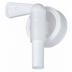  Narrow Spout Plastic Faucets, Fits 38mm Bottle Necks, 6 Pack