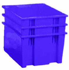 Nest & Stack Containers 2.60 Cu Ft 3 Pack