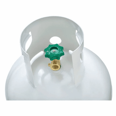 60 lb pound steel propane tank lpg refillable cylinder with pol valve new