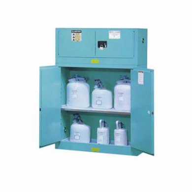 Non-Metallic Justrite Corrosive Safety Storage Cabinets 49 - 2 1/2 liter bottles