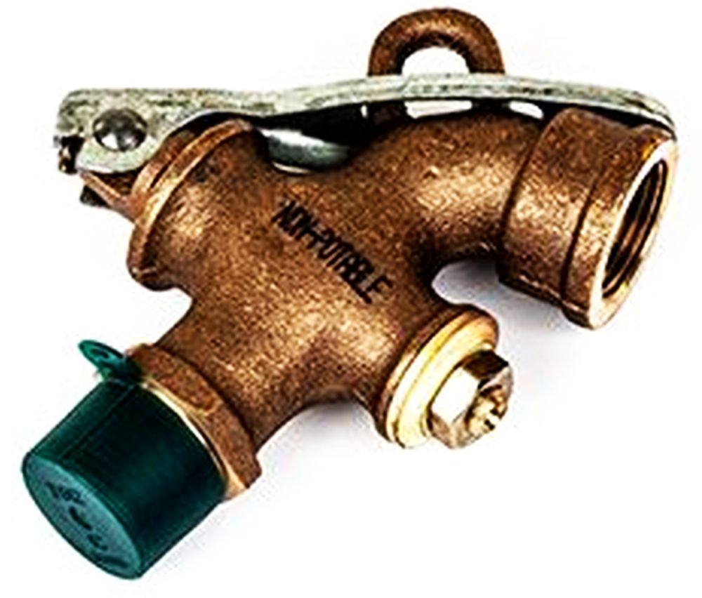 Female Thread Outlet Solid Brass Drum Faucet NPT Inlet | 3/4 inch