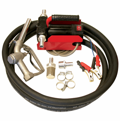 Oil Pump, Portable, 12- Volt, Light Duty, Diesel Fuel, Kerosene, Anti-Freeze, Hydro