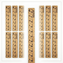 One-Piece Hardwood Gauge Poles 14 ft Calibration Tank Measuring Stick 12 Pack