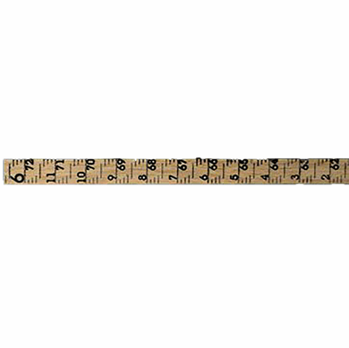 One-Piece Poles Hardwood Gauge Poles - Calibrated to 8' - 12 Pack