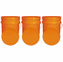 Orange 5 Gallon Buckets and Flat Lids  Food Grade Combo 3 Pack <Font color="red"> Special Combo Free Shipping</font>
