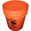Orange 5 Gallon Buckets and Spout Lids Food Grade Combo 3 Pack <Font color="red"> Special Combo Free Shipping</font>