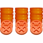 Orange 5 Gallon Plastic Buckets and Gamma Seal Lids  Food Grade Combo 6 Pack <Font color="red"> Special Combo Free Shipping</font>