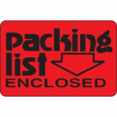 Packing List Enclosed Caution Label  2"