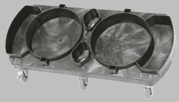 Pail Pal Plastic Double Bucket Dolly DISCONTINUED