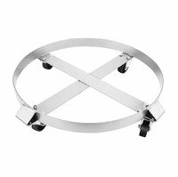 Pentagon 55-Gallon Drum Dolly  1,000 lb Metal Dolly with 3" Casters