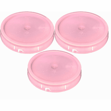 Pink 5 Gallon (20L) Plastic Bucket Lid-3 PACK