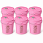 Pink 5 Gallon HDPE Buckets with Spout Lids 6 Pack | Free Shipping
