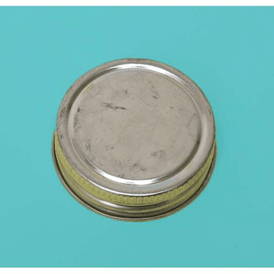 Plain Tin Screw Cap with Solv Seal Liner | Alpha | 1 1/4" |100 Pack