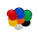Plain Top Plastic Lids For 3-6 Gallon Plastic Buckets - 3 Pack