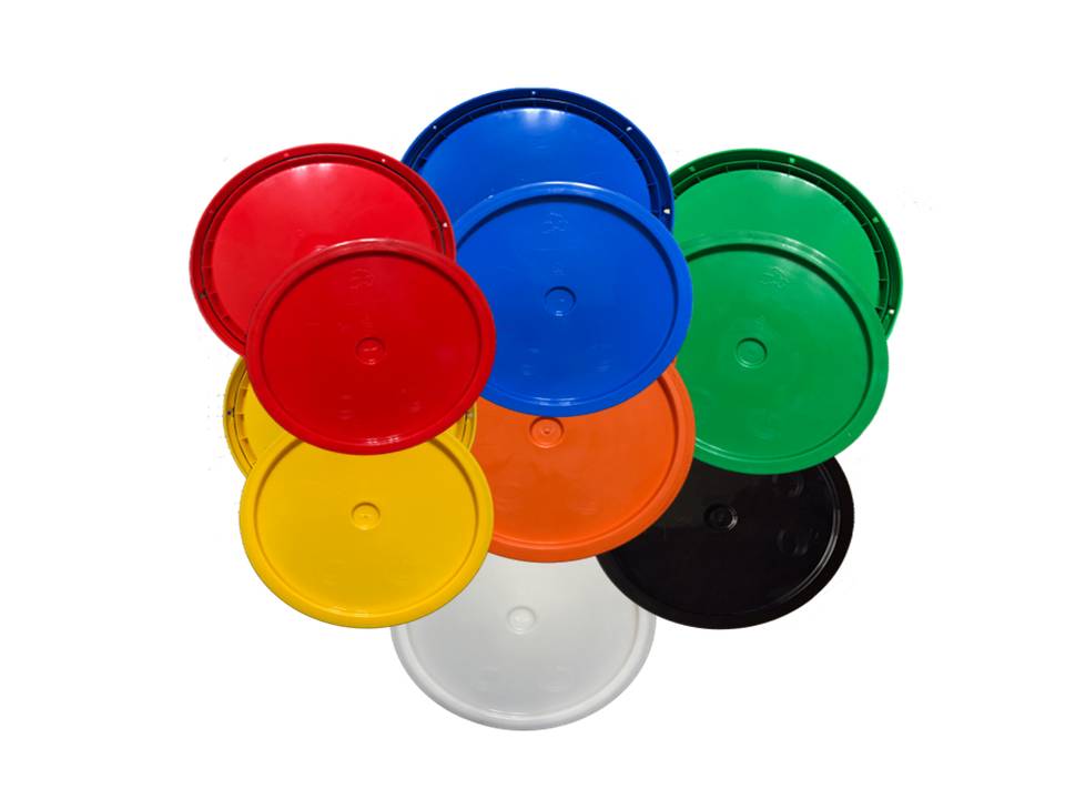Plain Top Plastic Lids For 36 Gallon Plastic Buckets 3 Pack