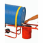 Plastic Drum Drainer Truck, Polyolefin Wheel Type