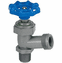 Plastic Faucet 3/4 inch, 90 Degree angle inlet hose bibb