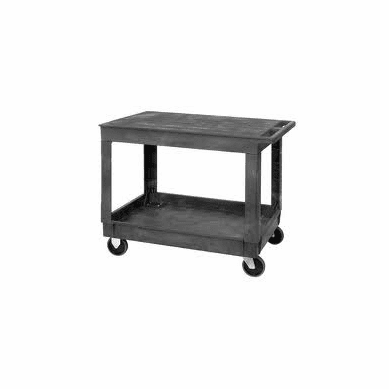 Plastic Service Carts Flat top cart       40 1/4" L x 25 1/2" W x 32 1/2" H