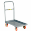 Platform Truck Mold-On Rubber Caster 1600 lb Capacity 24" x 36" Steel Deck