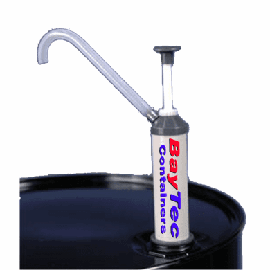 POLY DRUM PUSH PUMP 16 oz-FINE THREAD