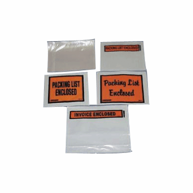 Polyethylene Packing List Envelopes, Clear Face, 4.5 x 6, 1,000 Quanity Case