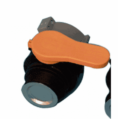 Polypropylene Ball Valves Schuetz and Clawson female buttress 2" male NPT