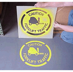 PolyTough Stencils KEEP AREA CLEAR w/symbol