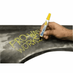 Pro-Wash Removable Paint Markers, Yellow, water removable 1 Dozen