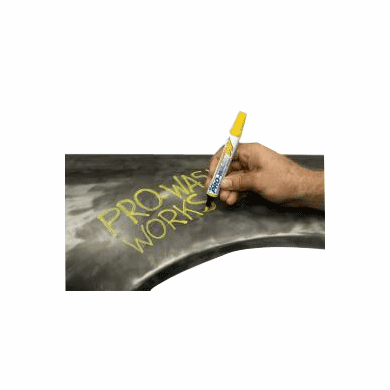 Pro-Wash Removable Paint Markers, Yellow, water removable 1 Dozen