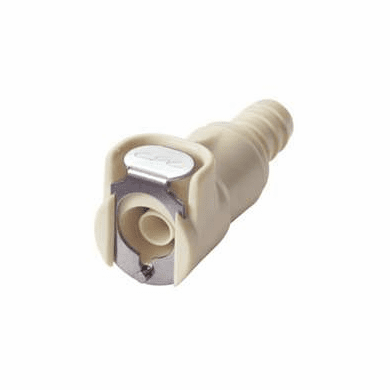 Quick Connect Dispensing System 3/8" hose barb, PS polypropylene coupling body 25 Pack