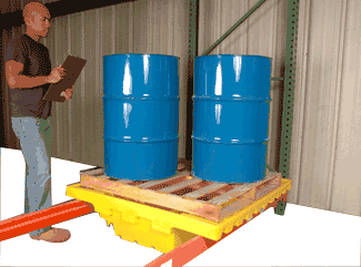 Rack sump containment, W/Drain 51.5