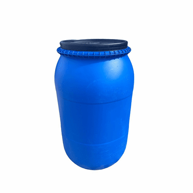 Reconditioned 55 Gal Plastic Drum<br>with Lever Lock Lid & Faucet Add-Ons<br><font Color="#FF0000" Face="rockwell Bold" Size="6">Free Shipping*</font> 