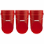Red 5 Gallon Buckets and Flat Lids  Food Grade Combo 3 Pack <Font color="red"> Special Combo Free Shipping</font>