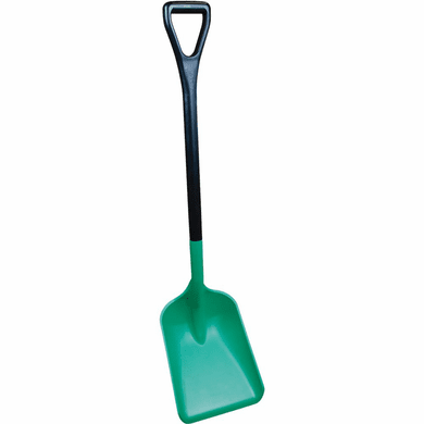 Remco Polypropylene Safety Shovels<br>  10.5 x 14  D-grip  43.7" Length