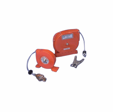 Retractable Grounding Wires 20' Alligator clip
