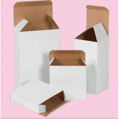 Reverse Tuck Chipboard Cartons 1 1/2" x 1 1/2" x 2 1/4", 