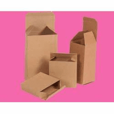 Reverse Tuck Chipboard Cartons 2" x 2" x 3", 
