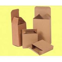 Reverse Tuck Chipboard Cartons 2" x 2" x 4", 
