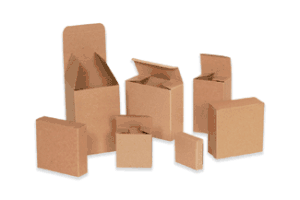 Reverse Tuck Chipboard Cartons 3" x 2" x 5", 