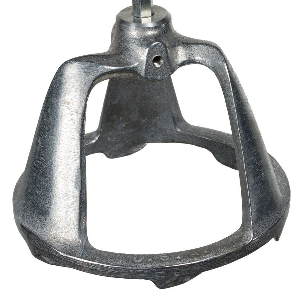 Round Zinc Aluminum Mixer Blade 555 Gal Buckets & Drums 3/8" HEX x 5