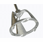 Round Zinc Aluminum Mixer Blade 5-55 Gal Bucket or Drum | 5-3/4" Head x 1/2" shaft Dia x 23 1/2" Shaft Length
