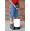 Round Zinc Aluminum Mixer Blade 5-55 Gal Buckets & Drums - 3/8" HEX x 5-3/4" Head to 23 1/2" Shaft Length
