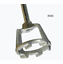 Round Zinc Aluminum Mixer Blade for 1 to 5 Gal Buckets, Pails or Jugs | 3-3/16" Head x 5/16" Shaft Dia x 17" Shaft Length
