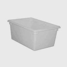 Rubbermaid 16.625 gal. White Polyethylene Food Boxes 26" x 18" x 12"