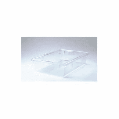 Rubbermaid 8.5 gal Food Boxes Clear Polycarb Food Box 26" x 18" x 6"