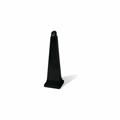 Rubbermaid GroundsKeeper Classic  Smoking Management Receptacles-Black
