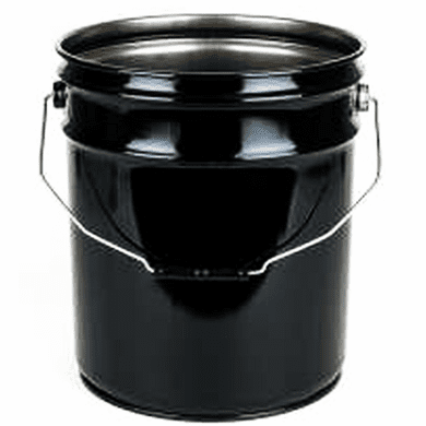 Rust-Inhibitor Unlined 5 Gallon Open-Head Steel Pails