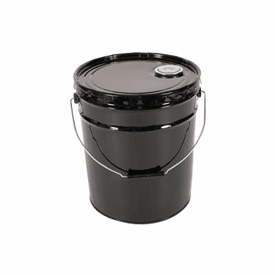 Rust-Inhibitor Unlined 5 Gallon Open-Head Steel Pails without cover